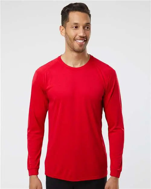 Paragon 210 Long Islander Performance Sleeve T-shirt - Red
