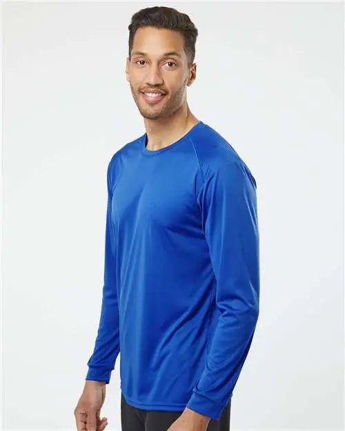 Paragon 210 Long Islander Performance Sleeve T-shirt - Royal