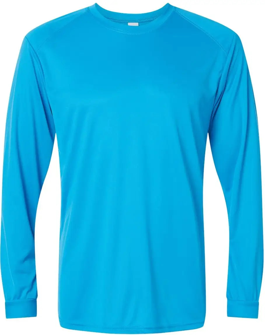 Paragon 210 Long Islander Performance Sleeve T-shirt - Turquoise - Adult Xs