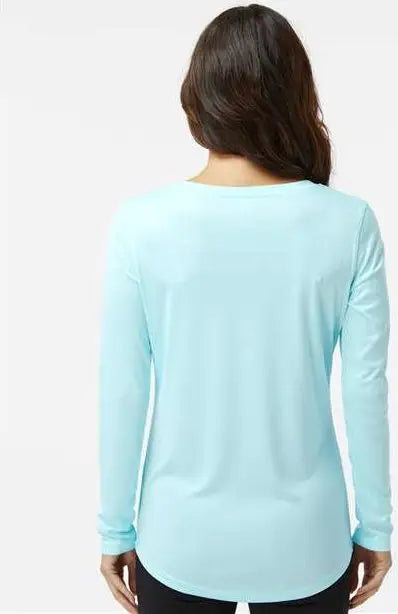 Paragon 214 Women’s Long Islander Performance Sleeve T-shirt - Aqua Blue