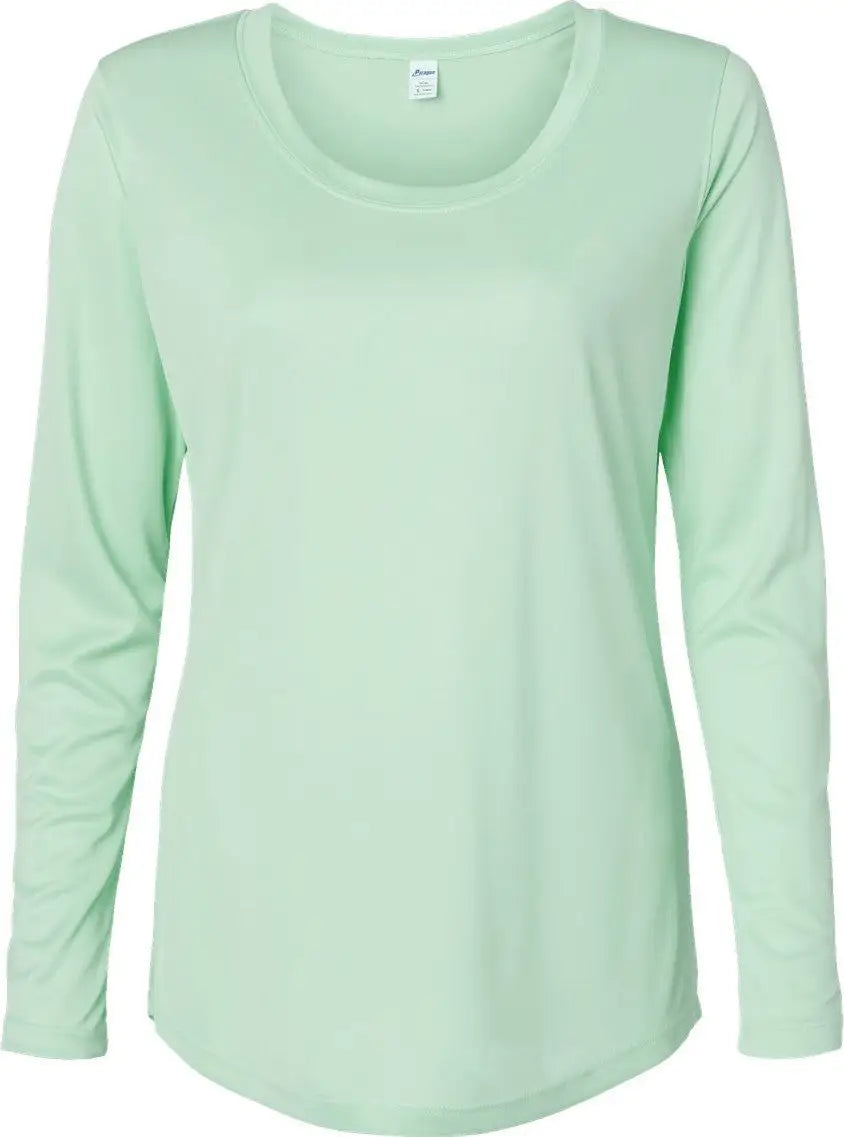 Paragon 214 Women’s Long Islander Performance Sleeve T-shirt - Mint Green - Ladies s