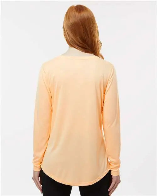 Paragon 214 Women’s Long Islander Performance Sleeve T-shirt - Peach