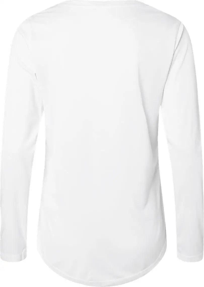 Paragon 214 Women’s Long Islander Performance Sleeve T-shirt - White - Ladies m