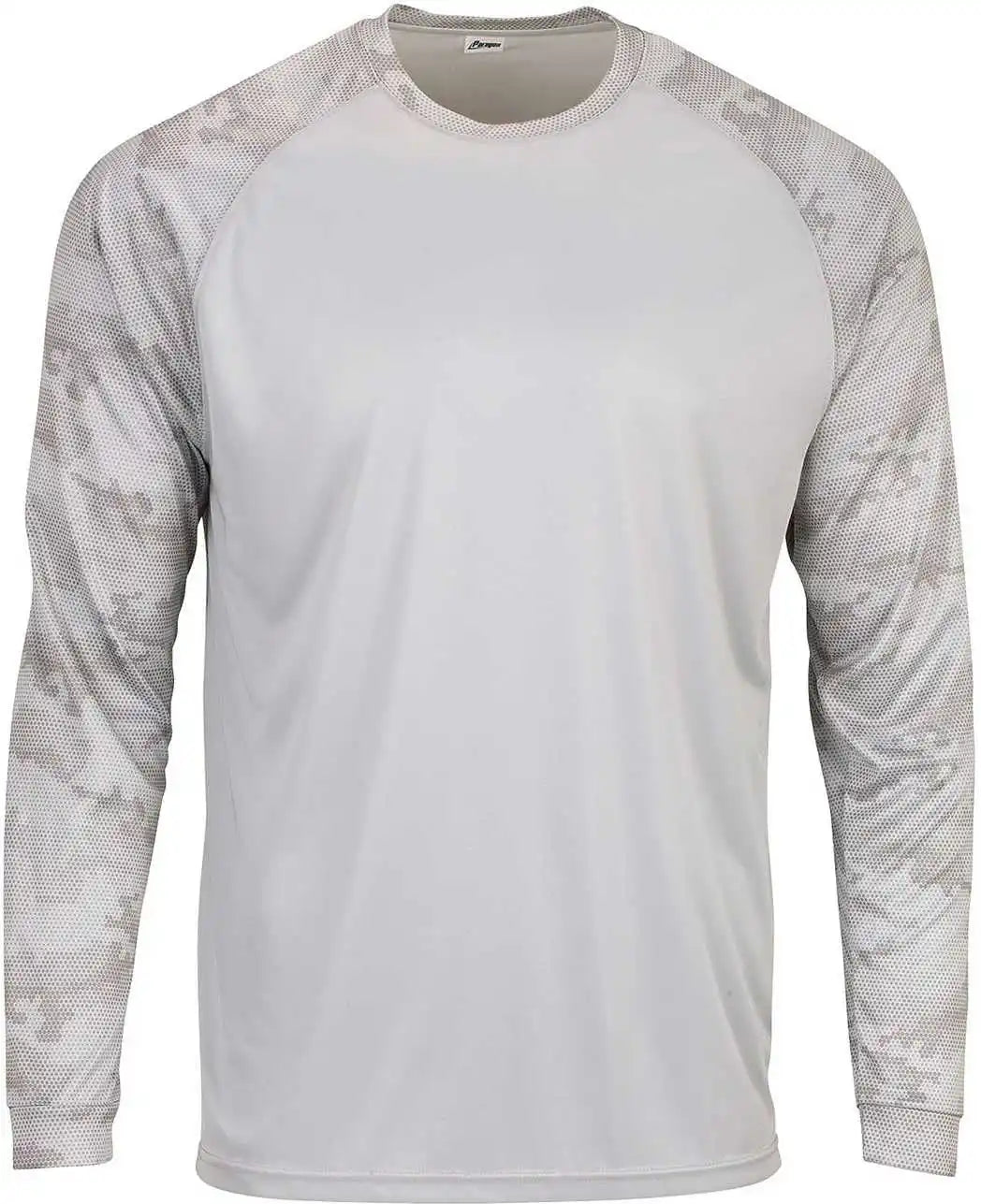 Paragon 216 Adult Cayman Long Sleeve Raglan Tee Aluminum