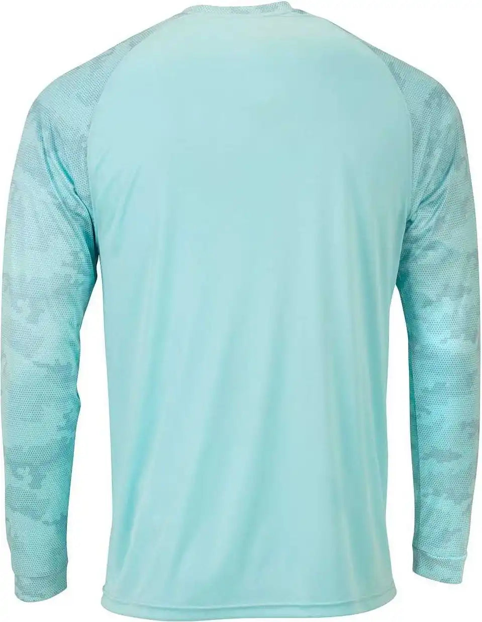 Paragon 216 Adult Cayman Long Sleeve Raglan Tee Aqua Blue
