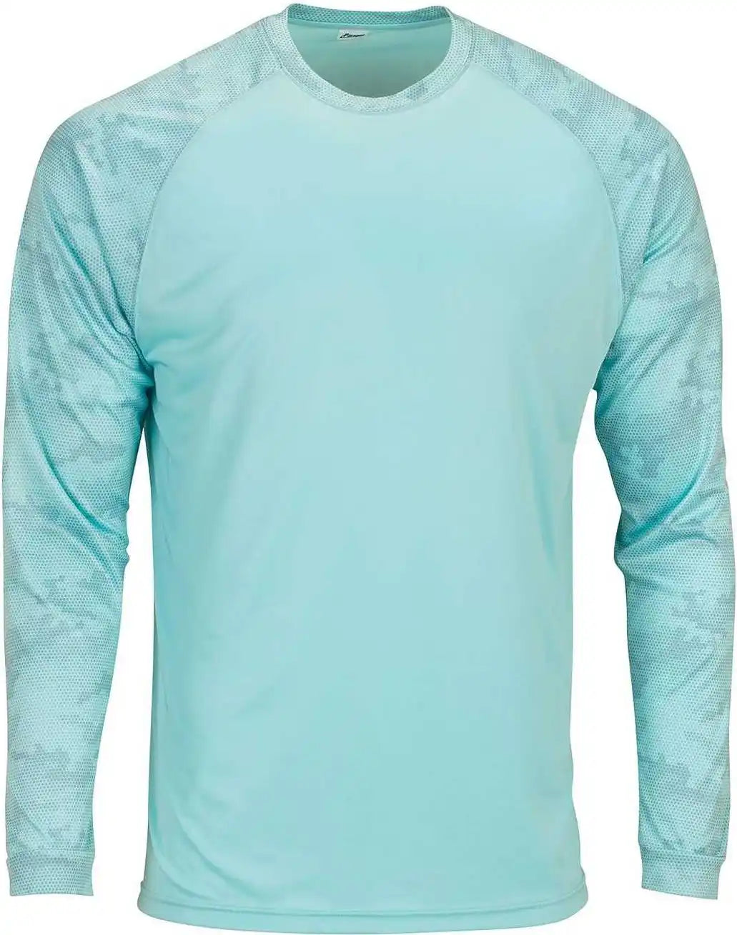 Paragon 216 Adult Cayman Long Sleeve Raglan Tee Aqua Blue