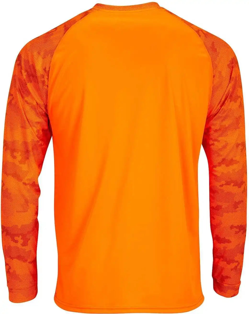 Paragon 216 Adult Cayman Long Sleeve Raglan Tee - Neon Orange