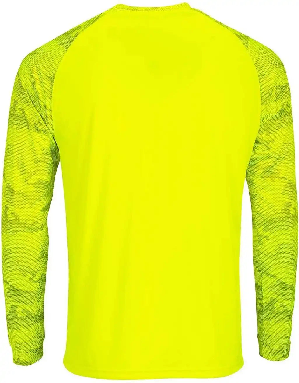 Paragon 216 Adult Cayman Long Sleeve Raglan Tee Safety Green