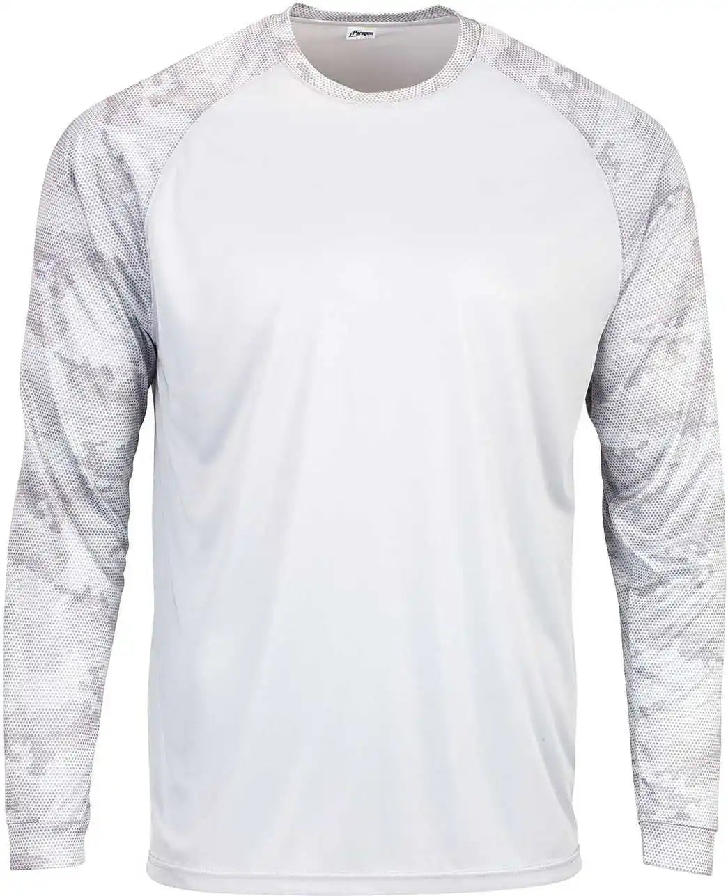 Paragon 216 Adult Cayman Long Sleeve Raglan Tee - White