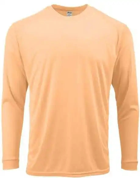 Paragon 218y Youth Long Islander Performance Sleeve T-shirt - Coral