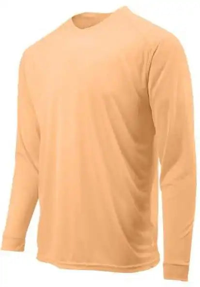 Paragon 218y Youth Long Islander Performance Sleeve T-shirt - Coral