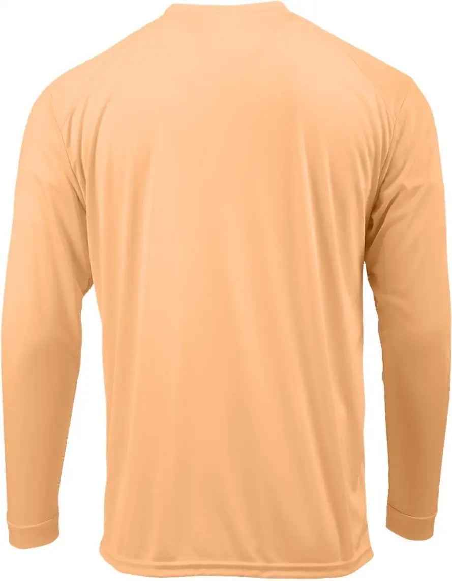 Paragon 218y Youth Long Islander Performance Sleeve T-shirt - Coral