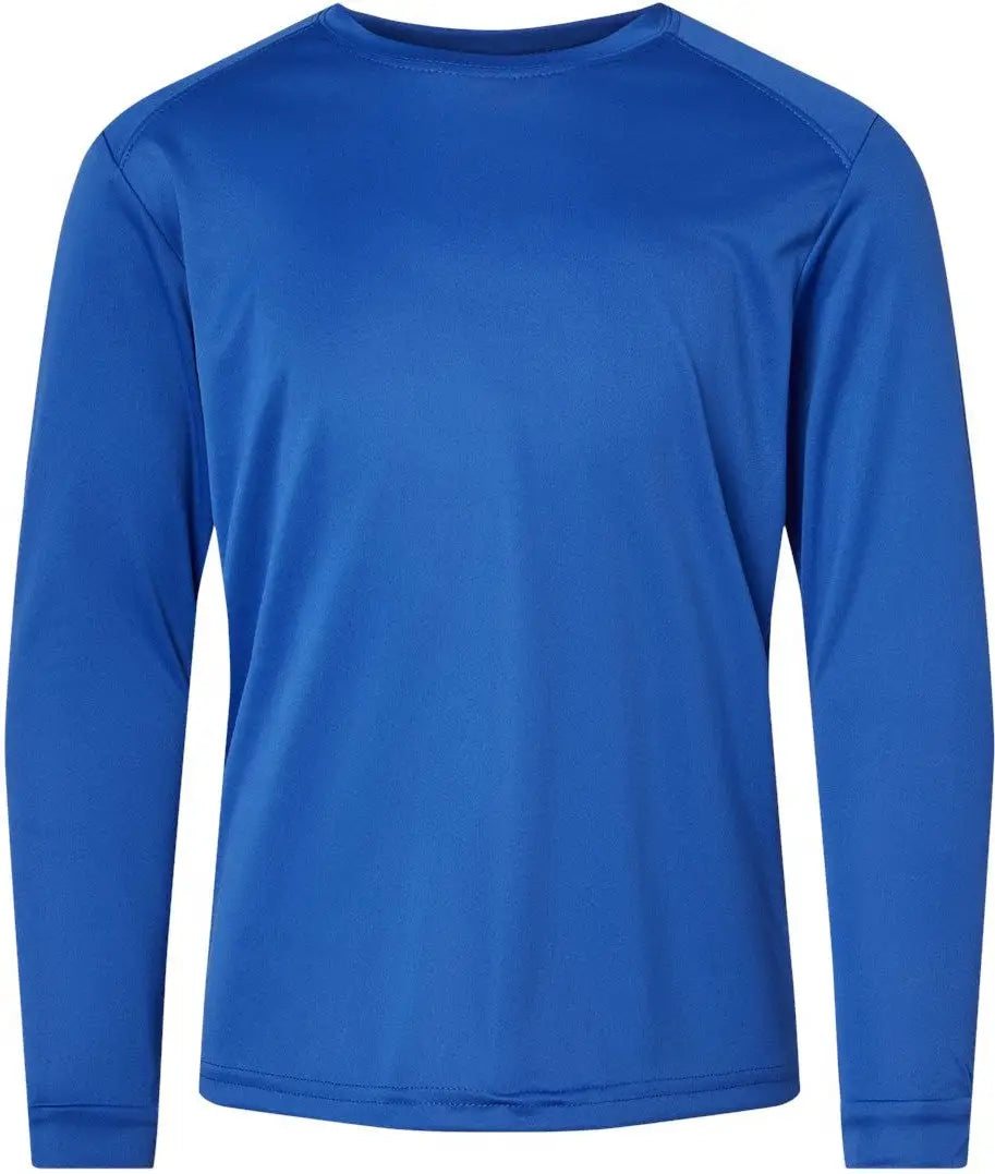 Paragon 218y Youth Long Islander Performance Sleeve T-shirt - Royal