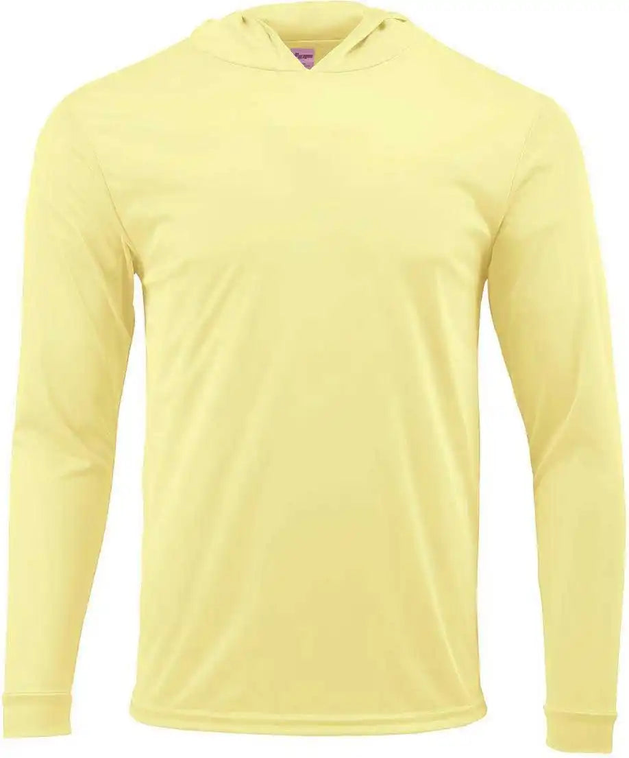 Paragon 220 Adult Long Sleeve Performance Hood Pale Yellow
