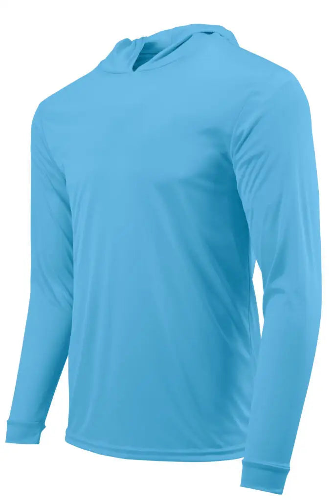 Paragon 220 Bahama Performance Hooded Long Sleeve T-shirt - Bimini Blue