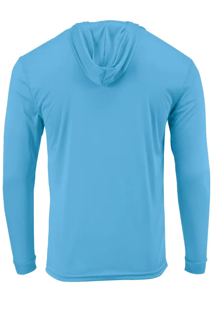 Paragon 220 Bahama Performance Hooded Long Sleeve T-shirt - Bimini Blue