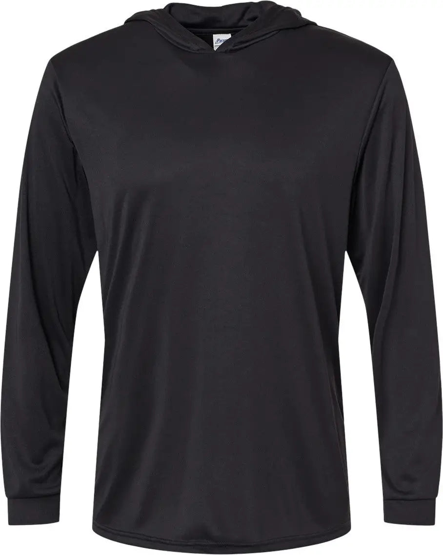 Paragon 220 Bahama Performance Hooded Long Sleeve T-shirt - Black - Adult Xs