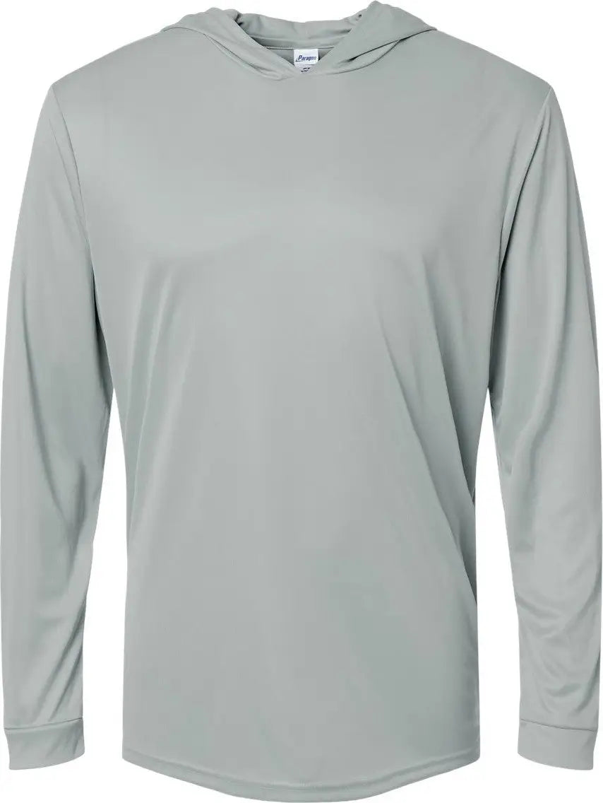 Paragon 220 Bahama Performance Hooded Long Sleeve T-shirt - Medium Grey - Adult Xs
