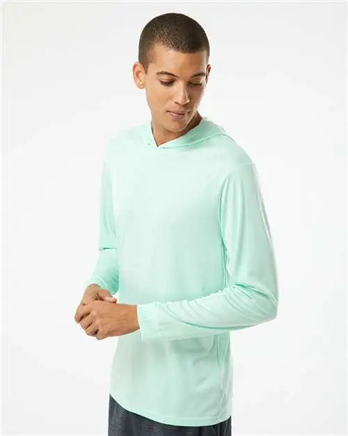 Paragon 220 Bahama Performance Hooded Long Sleeve T-shirt - Mint Green