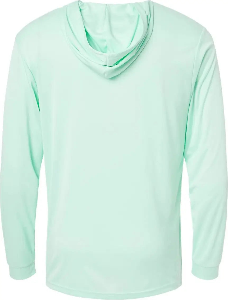 Paragon 220 Bahama Performance Hooded Long Sleeve T-shirt - Mint Green - Adult Xs