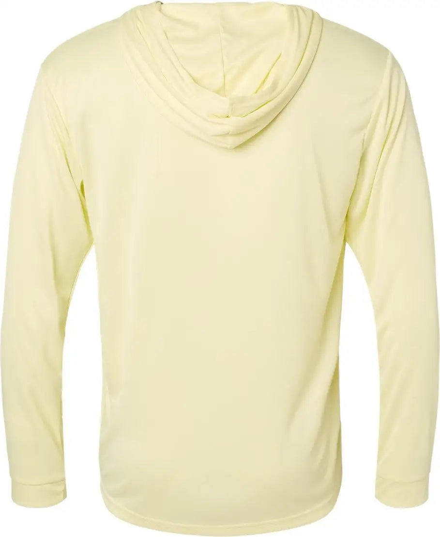Paragon 220 Bahama Performance Hooded Long Sleeve T-shirt - Pale Yellow