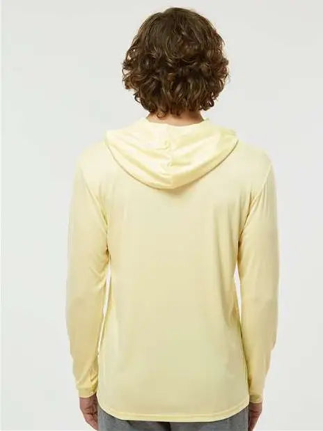 Paragon 220 Bahama Performance Hooded Long Sleeve T-shirt - Pale Yellow