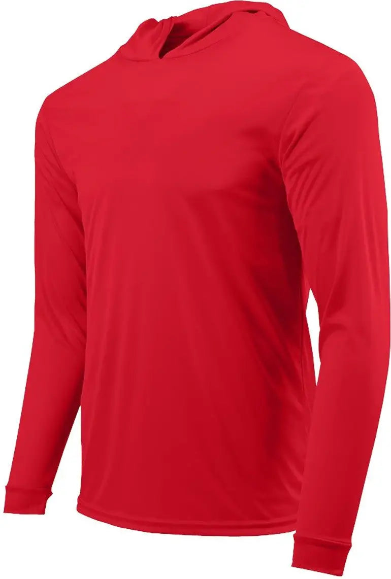 Paragon 220 Bahama Performance Hooded Long Sleeve T-shirt - Red