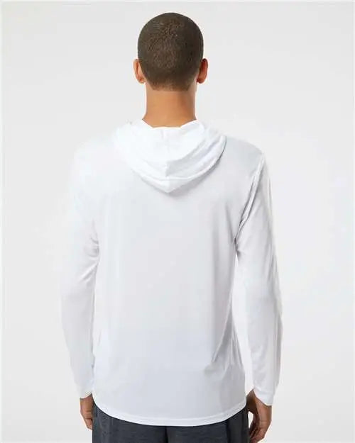Paragon 220 Bahama Performance Hooded Long Sleeve T-shirt - White
