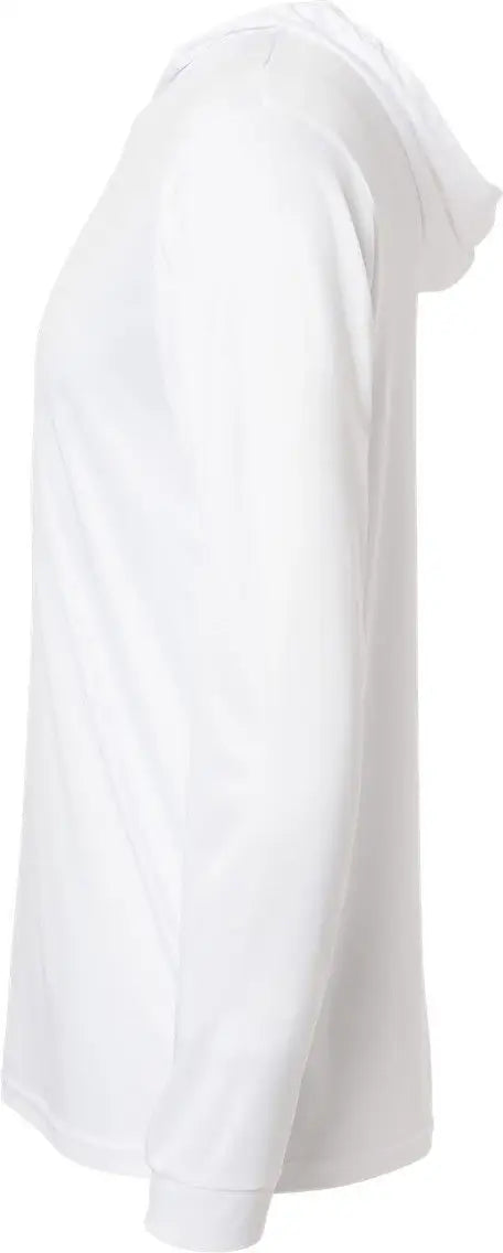 Paragon 220 Bahama Performance Hooded Long Sleeve T-shirt - White