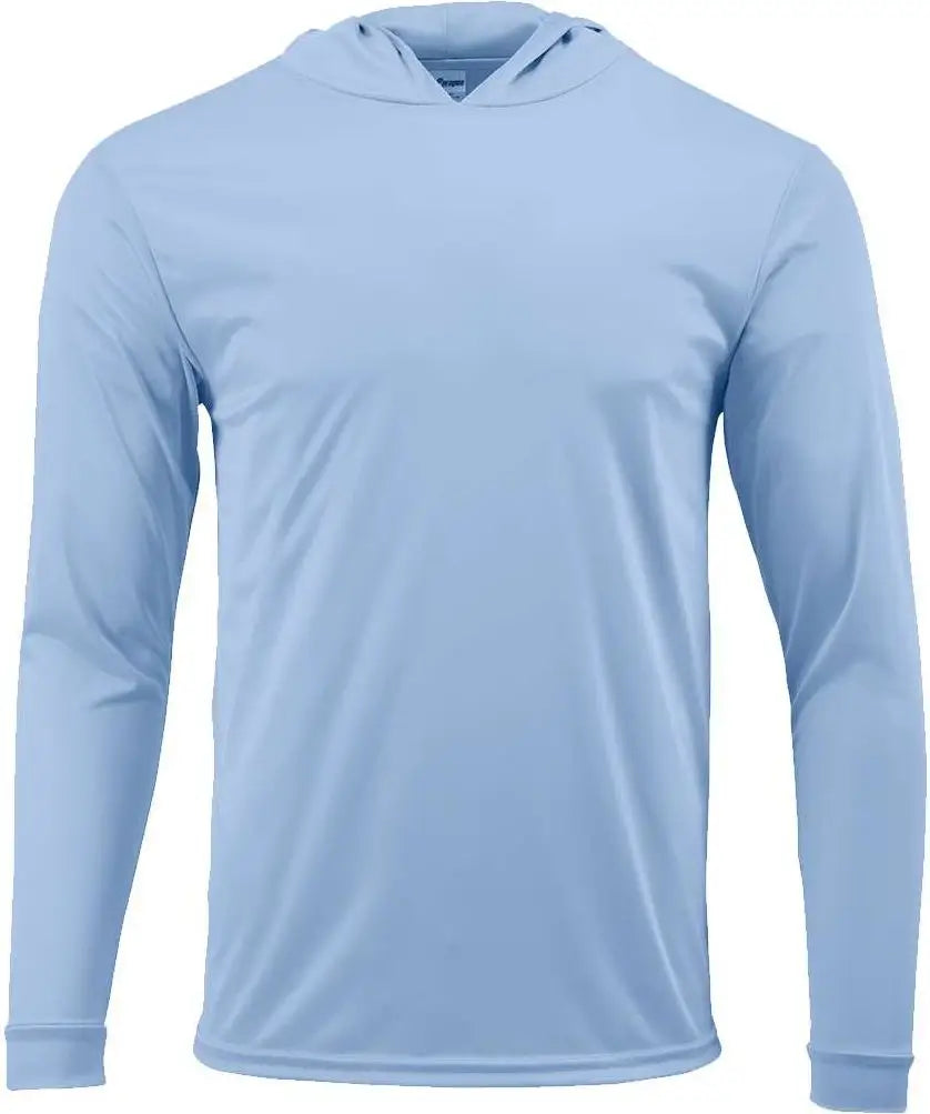 Paragon 221y Youth Bahama Performance Hooded Long Sleeve T-shirt - Blue Mist