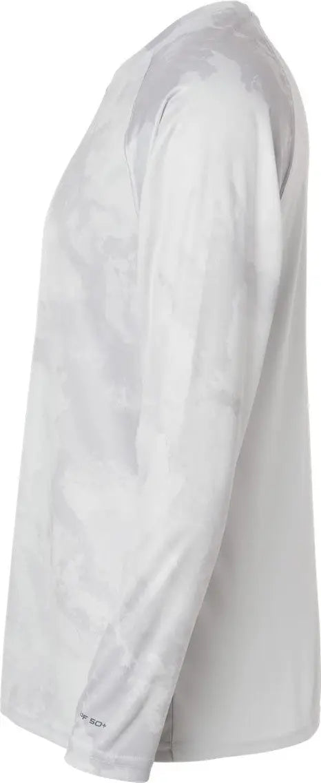 Paragon 228 Cabo Camo Performance Long Sleeve T-shirt - Aluminum