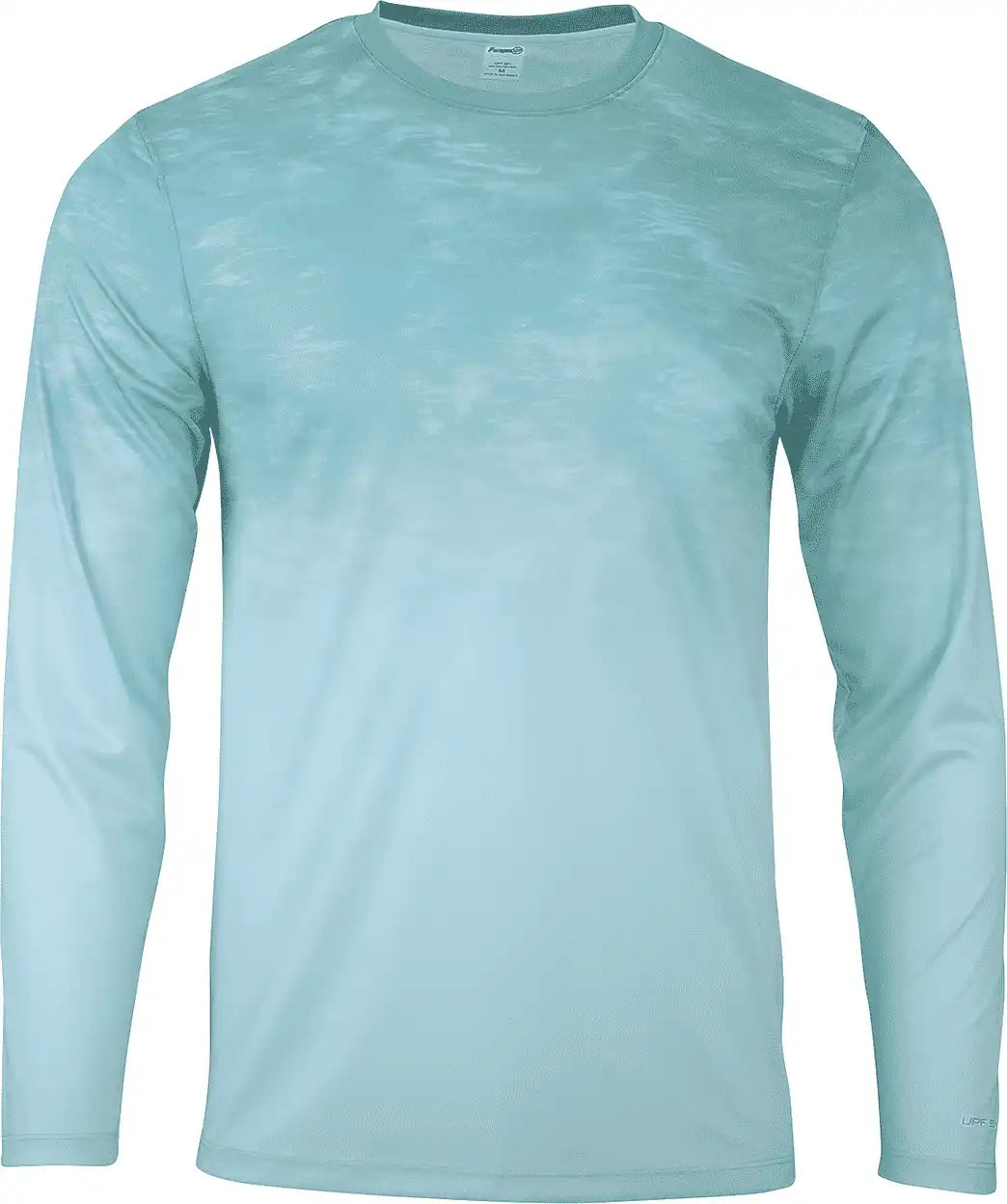 Paragon 229 Montauk Adult Long Sleeve Performance Tee Aqua Blue