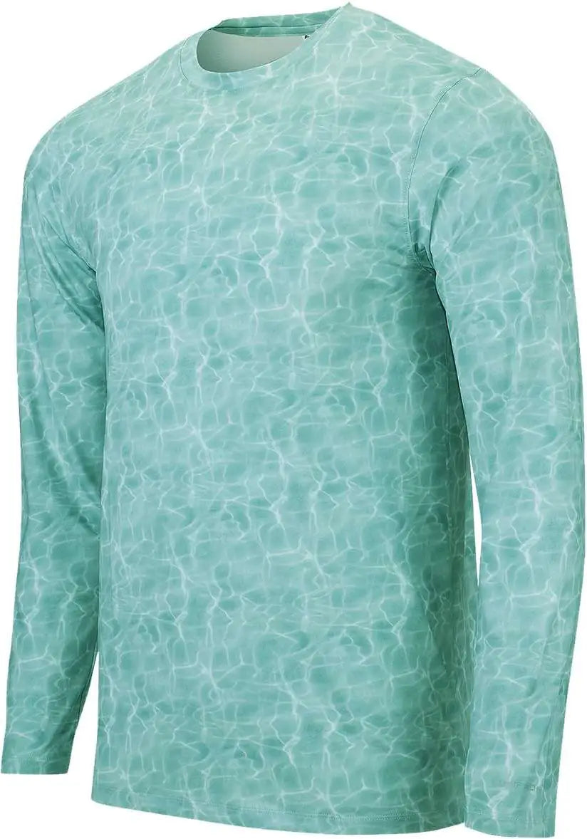 Paragon 230 Belize Sublimated Long Sleeve T-shirt - Emerald Water - Adult Xs