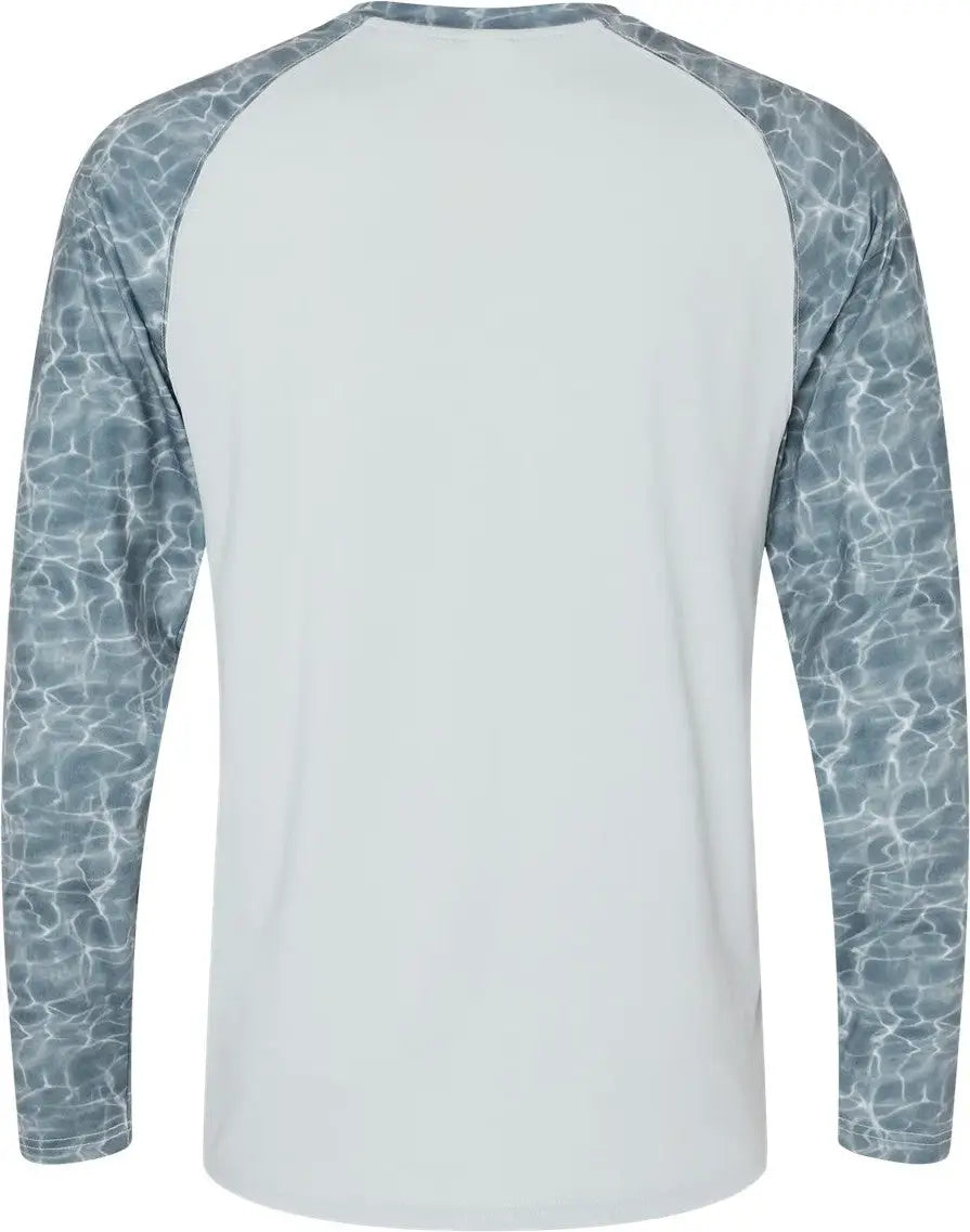 Paragon 231 Panama Colorblocked Long Sleeve T-shirt - Grey Water