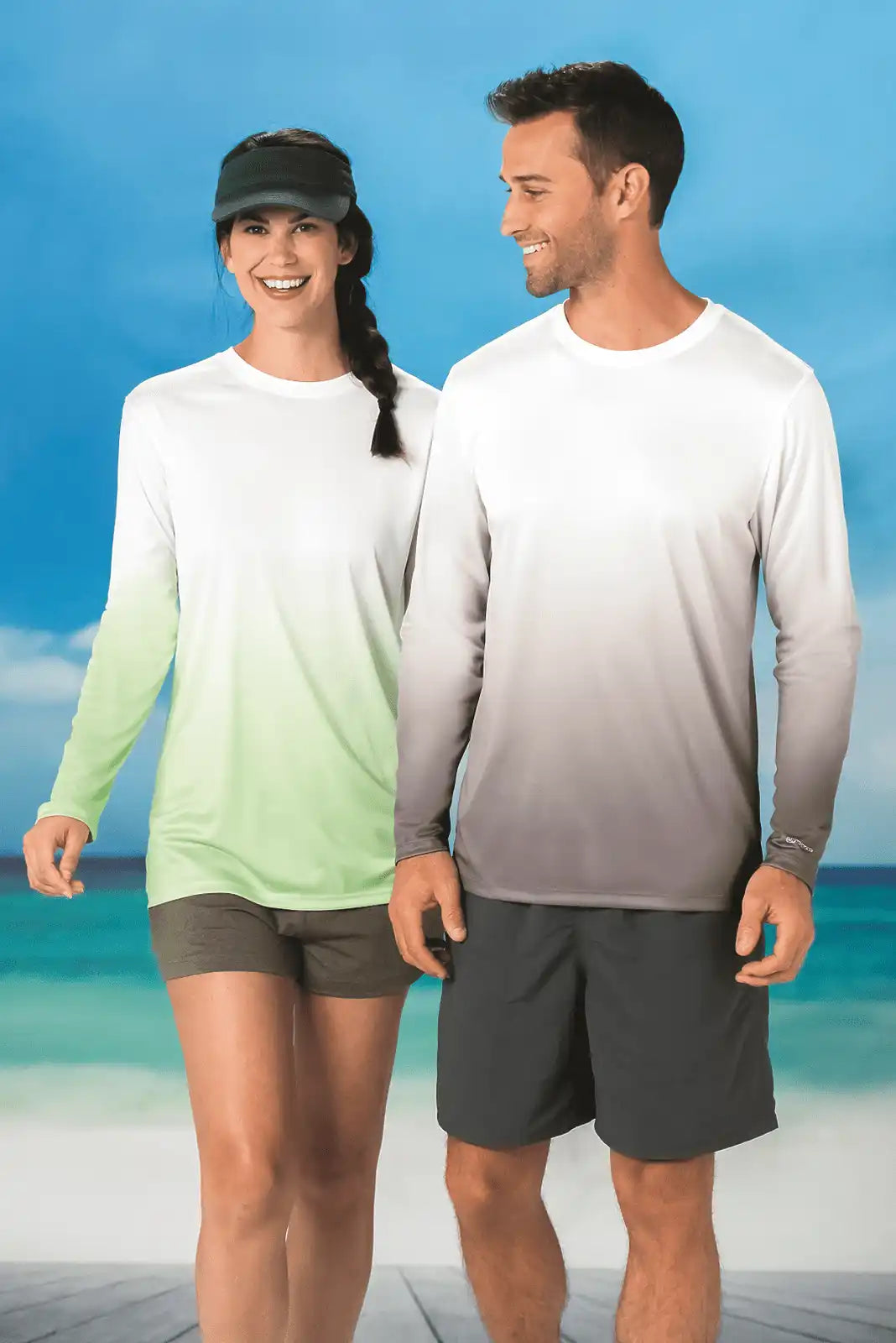Paragon 233 Maui Performance Long Sleeve T-shirt - Pale Yellow