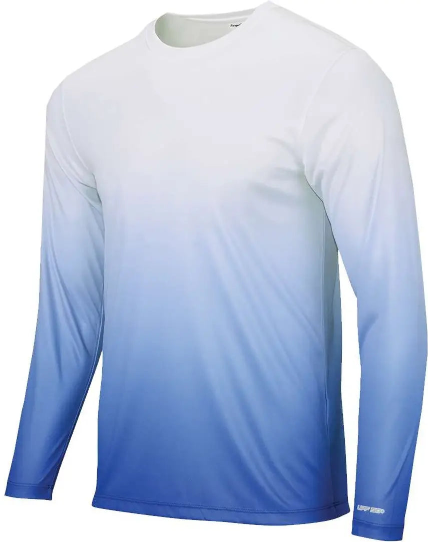 Paragon 233 Maui Performance Long Sleeve T-shirt - Royal - Adult Xs