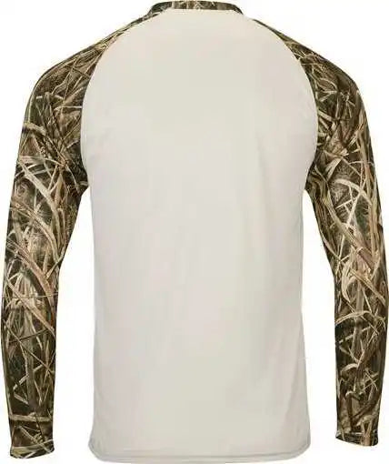 Paragon 236 Jackson Mossy Oak Colorblocked Long Sleeve T-shirt - Shadow Grass