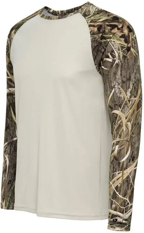 Paragon 236 Jackson Mossy Oak Sublimated Sleeve Tee - Sand Shadow Grass Habitat