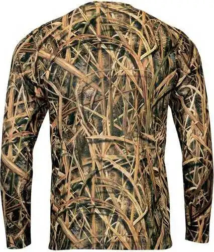 Paragon 237 Oxford Performance Camo Print Long Sleeve T-shirt - Shadow Grass