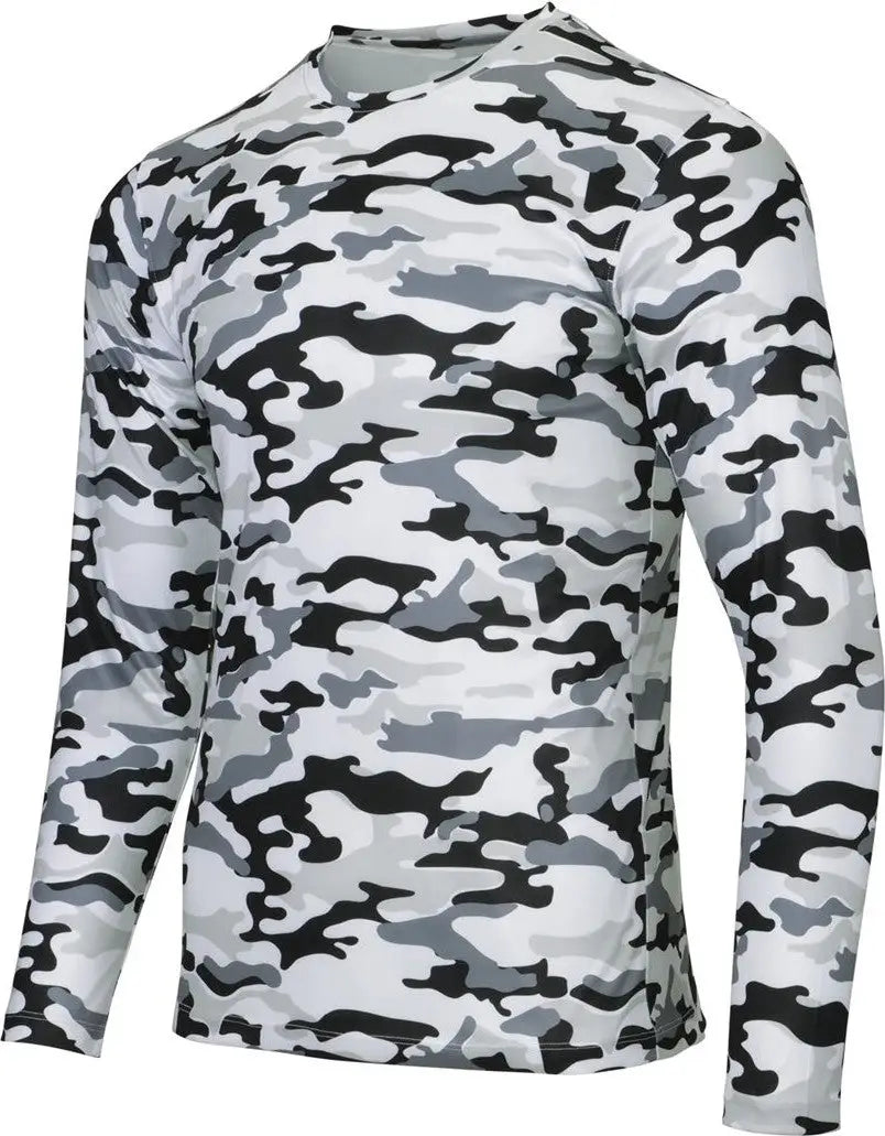 Paragon 238 Woodland Performance Long Sleeve T-shirt - Arctic Camo