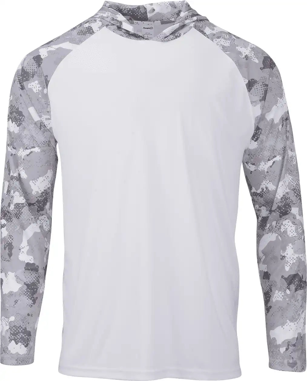 Paragon 240 Tortuga Extreme Performance Hooded t Shirt White Aluminum Camo