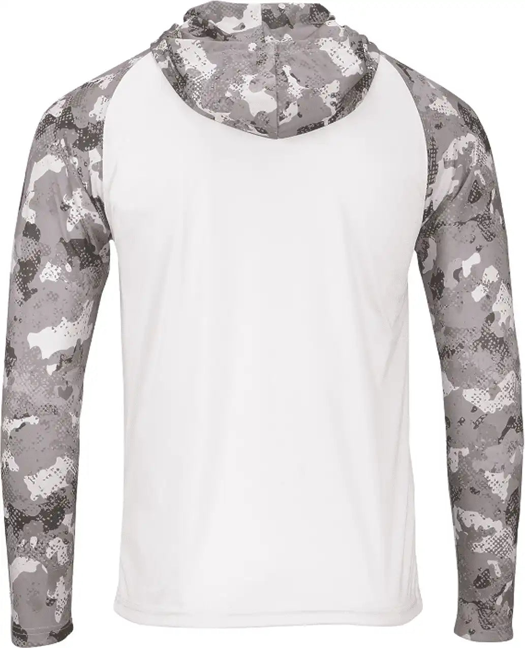 Paragon 240 Tortuga Extreme Performance Hooded t Shirt White Aluminum Camo
