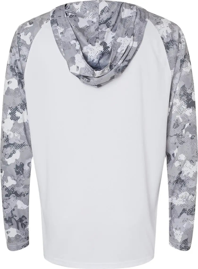 Paragon 240 Tortuga Extreme Performance Hooded T-shirt - White Aluminum Camo - White/ / Adult Xs