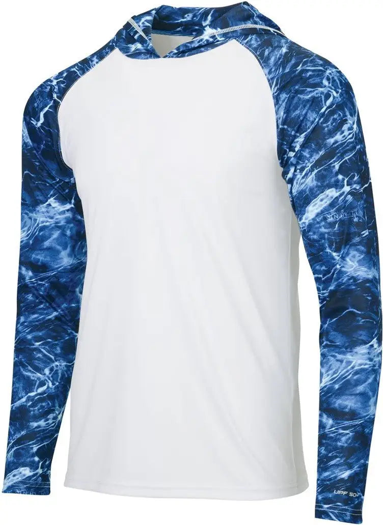 Paragon 241 Biloxi Performance Colorblocked Hoodie - Marlin - Adult Xs
