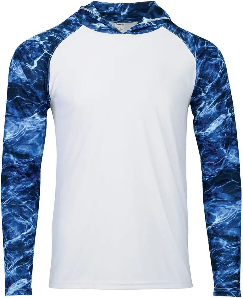 Paragon 241 Biloxi Performance Colorblocked Hoodie - Marlin