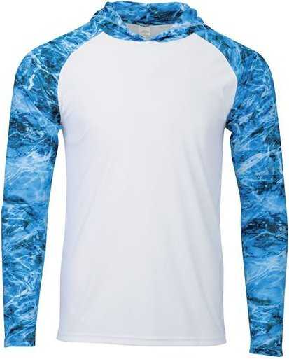 Paragon 241 Biloxi Performance Colorblocked Hoodie - Nautical