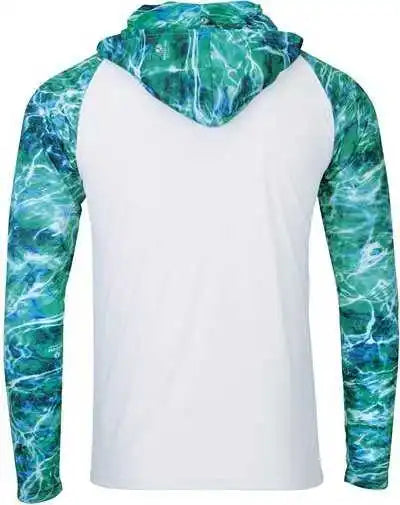 Paragon 241 Biloxi Performance Colorblocked Hoodie Seafoam