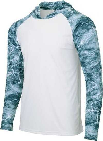Paragon 241 Biloxi Performance Colorblocked Hoodie - Spindrift