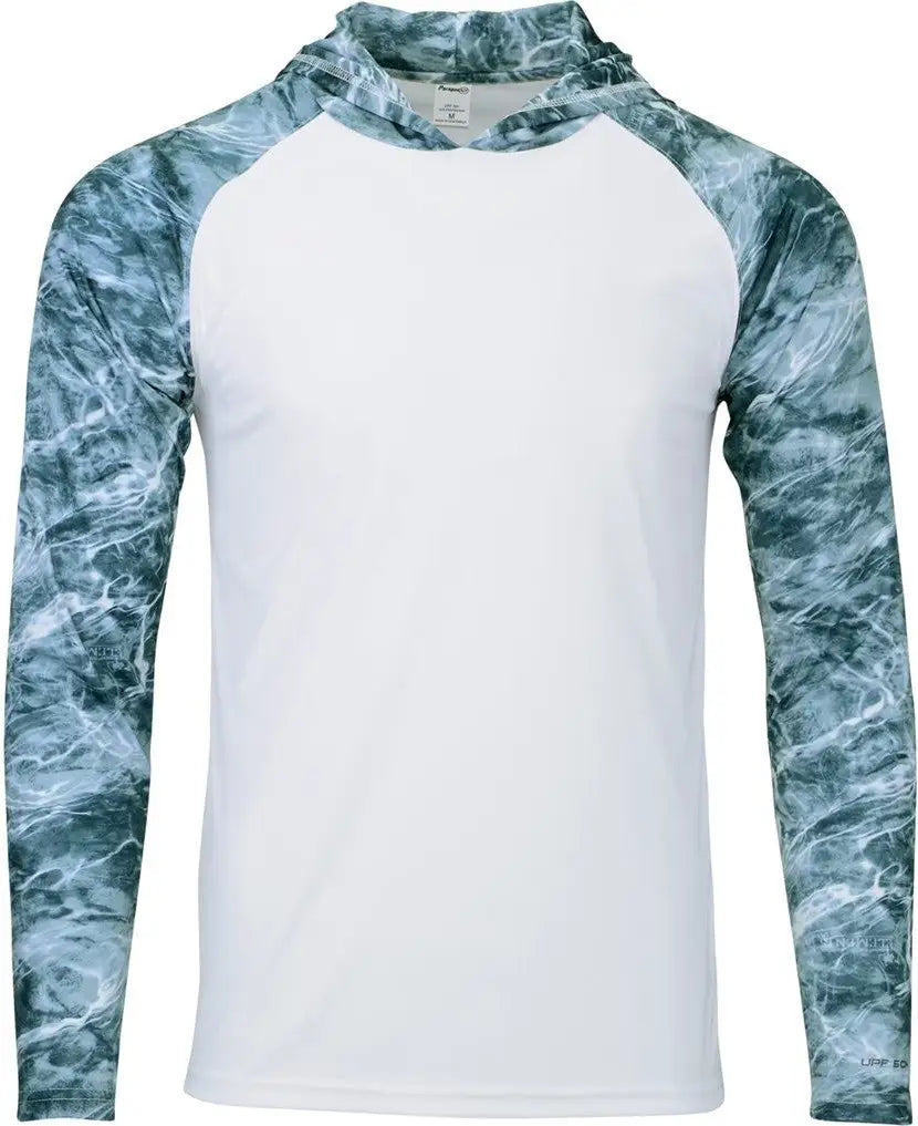 Paragon 241 Biloxi Performance Colorblocked Hoodie - Spindrift