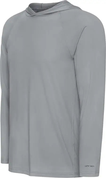 Paragon 254 Siesta Long Sleeve Hooded Tee - Medium Gray